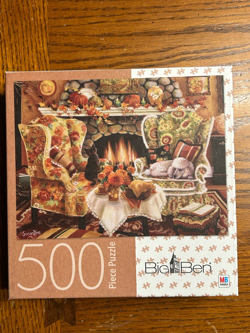 Autumn Living Room 500-Piece Jigsaw Puzzle - Multicolor